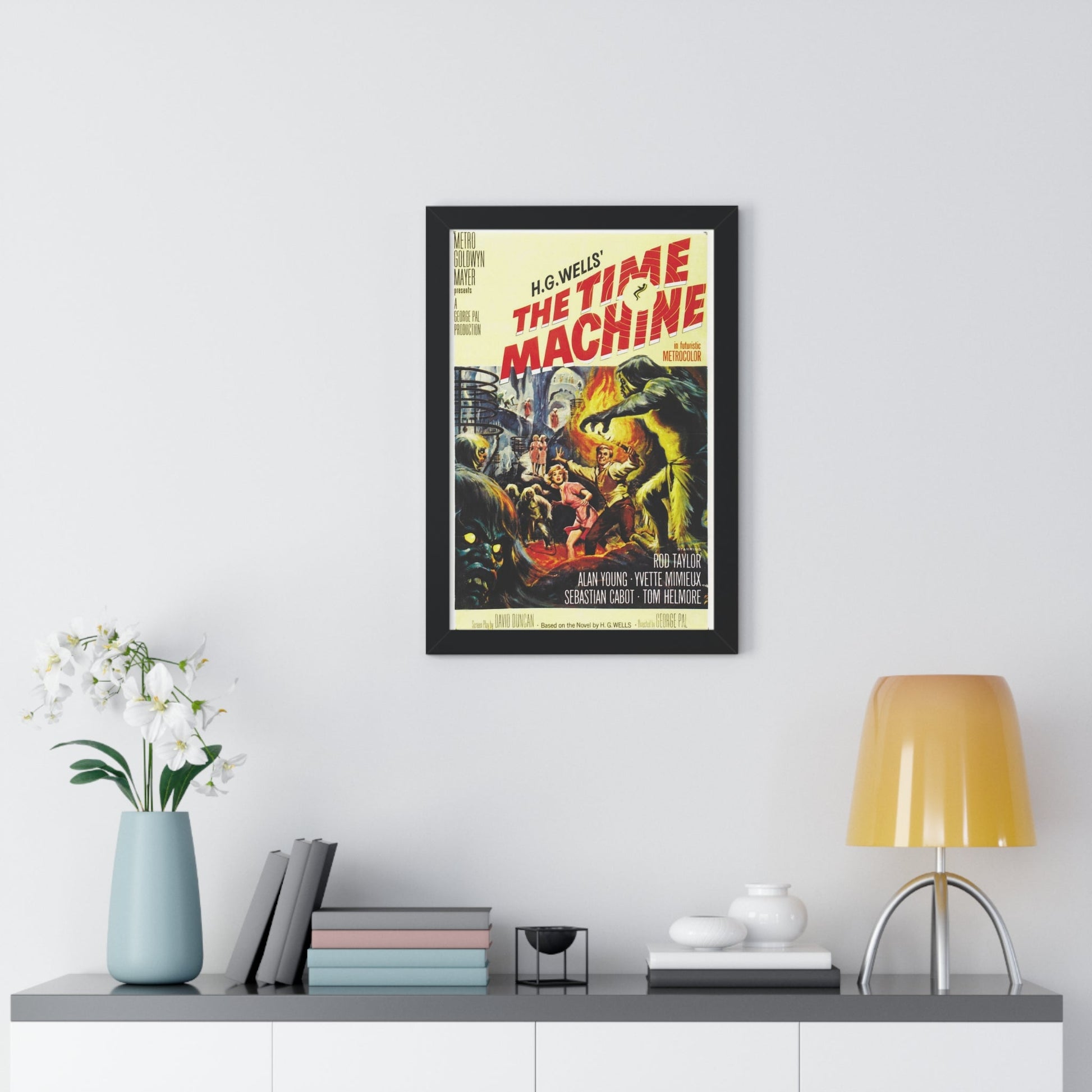 THE TIME MACHINE 1960 - Framed Movie Poster-The Sticker Space