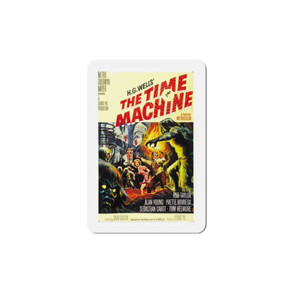 The Time Machine 1960 Movie Poster Die-Cut Magnet-5 Inch-The Sticker Space