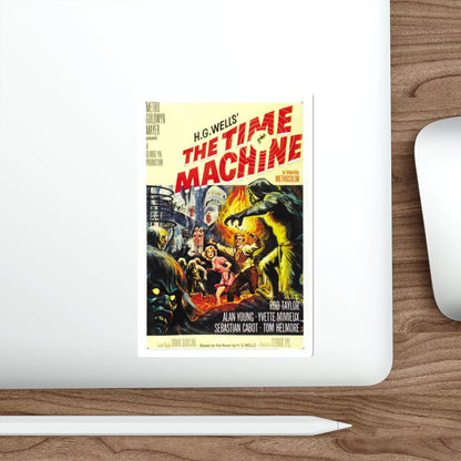 THE TIME MACHINE 1960 Movie Poster STICKER Vinyl Die-Cut Decal-The Sticker Space