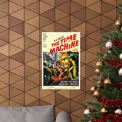 THE TIME MACHINE 1960 - Paper Movie Poster-The Sticker Space