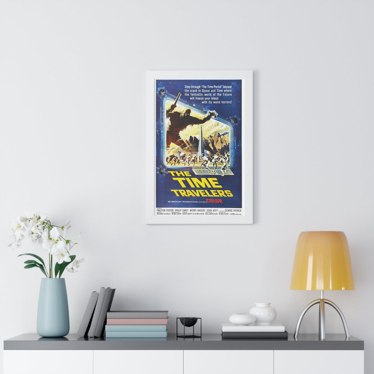 THE TIME TRAVELERS 1964 - Framed Movie Poster-The Sticker Space