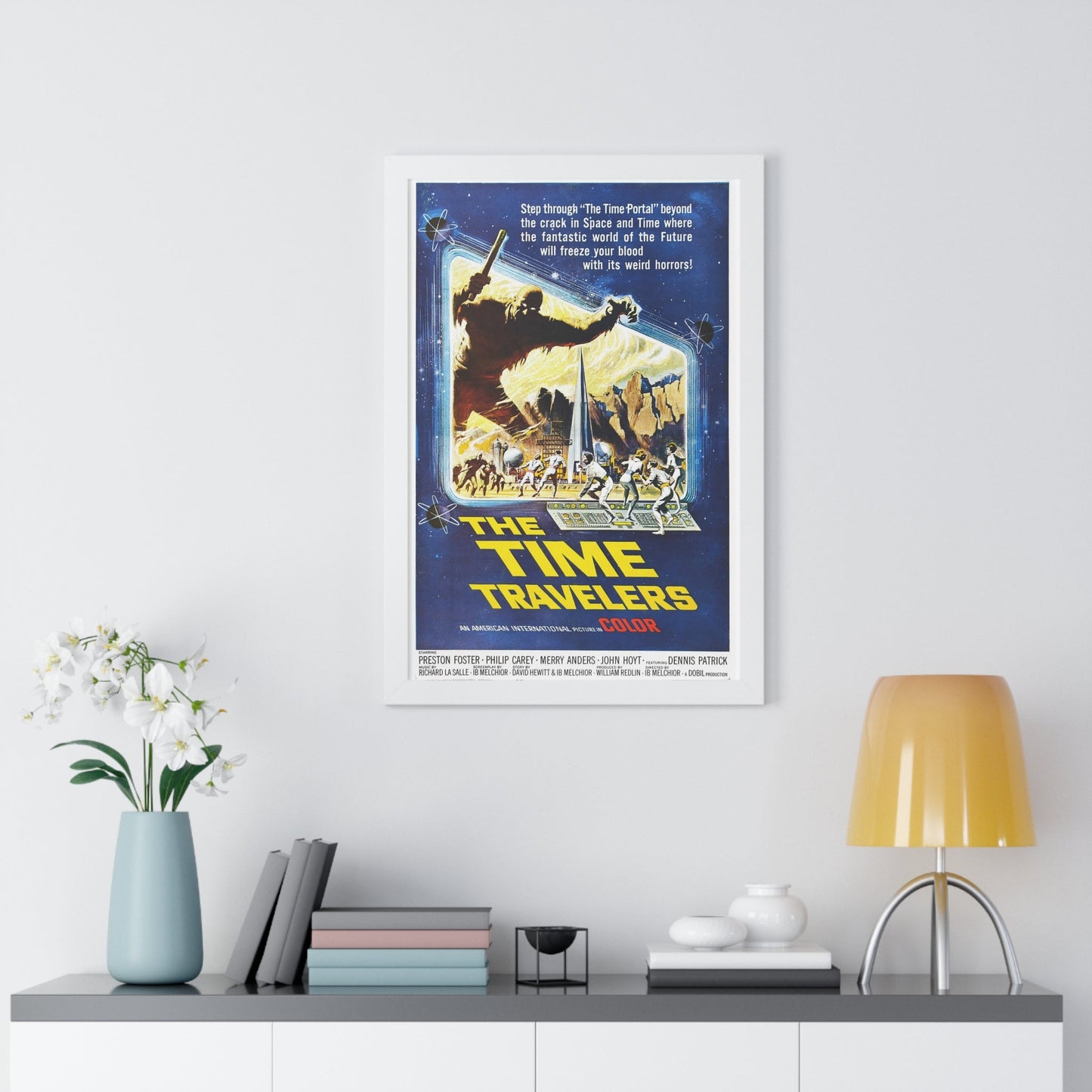 THE TIME TRAVELERS 1964 - Framed Movie Poster-The Sticker Space