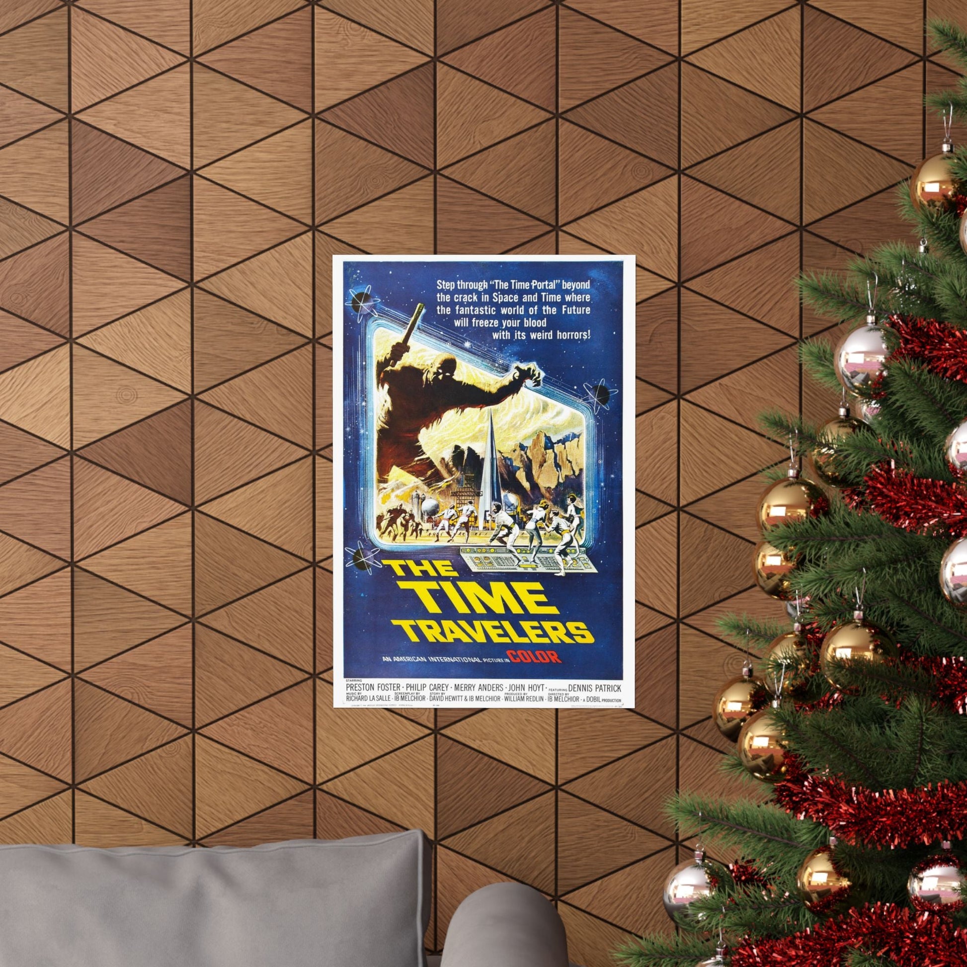 THE TIME TRAVELERS 1964 - Paper Movie Poster-The Sticker Space