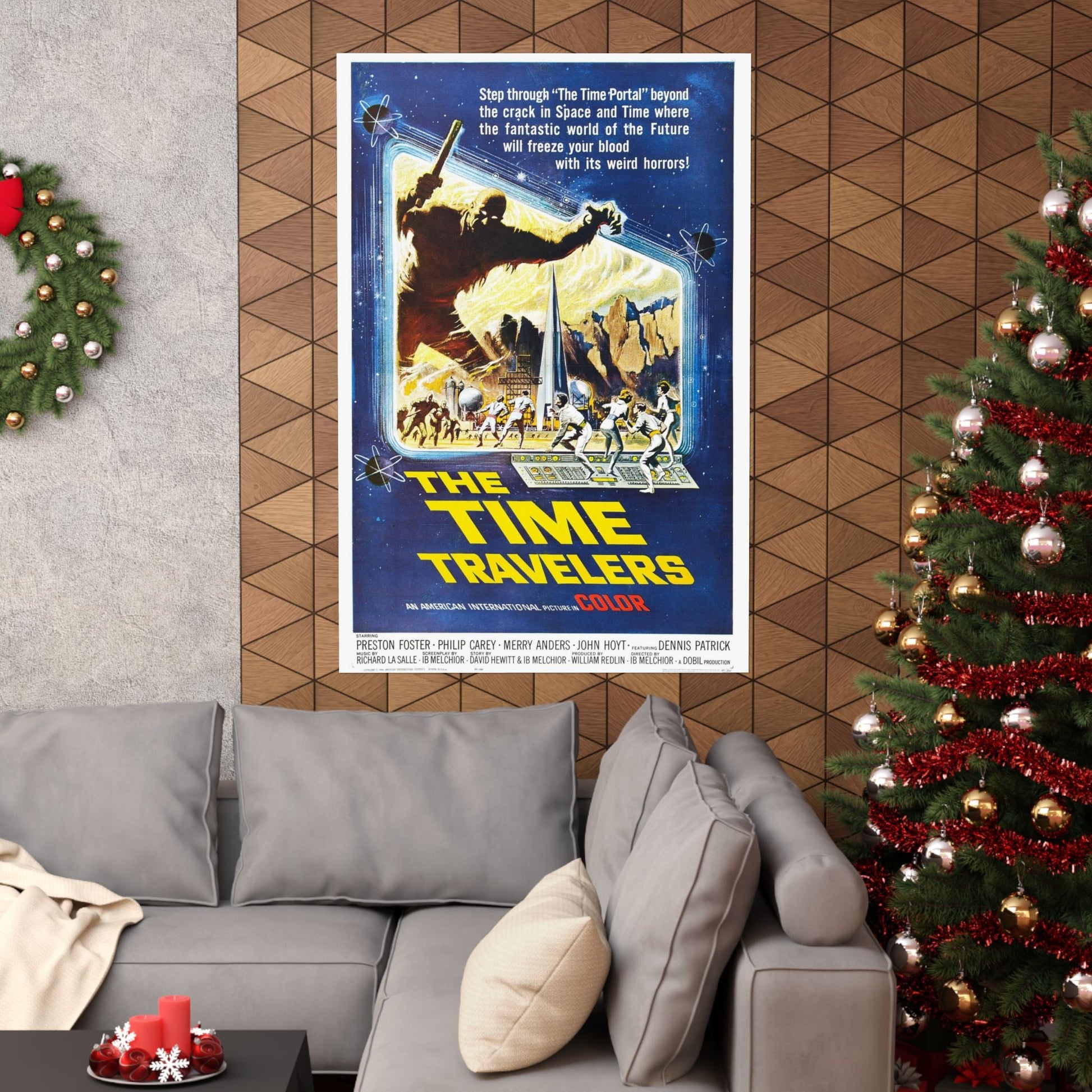 THE TIME TRAVELERS 1964 - Paper Movie Poster-The Sticker Space