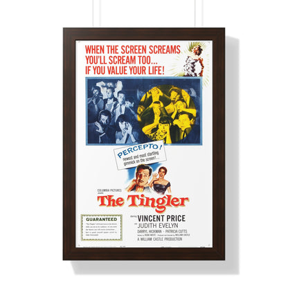 THE TINGLER 1959 - Framed Movie Poster-16″ x 24″-The Sticker Space