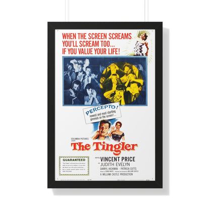 THE TINGLER 1959 - Framed Movie Poster-20" x 30"-The Sticker Space