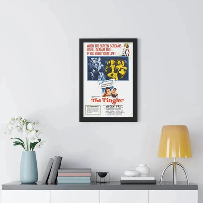THE TINGLER 1959 - Framed Movie Poster - The Sticker Space