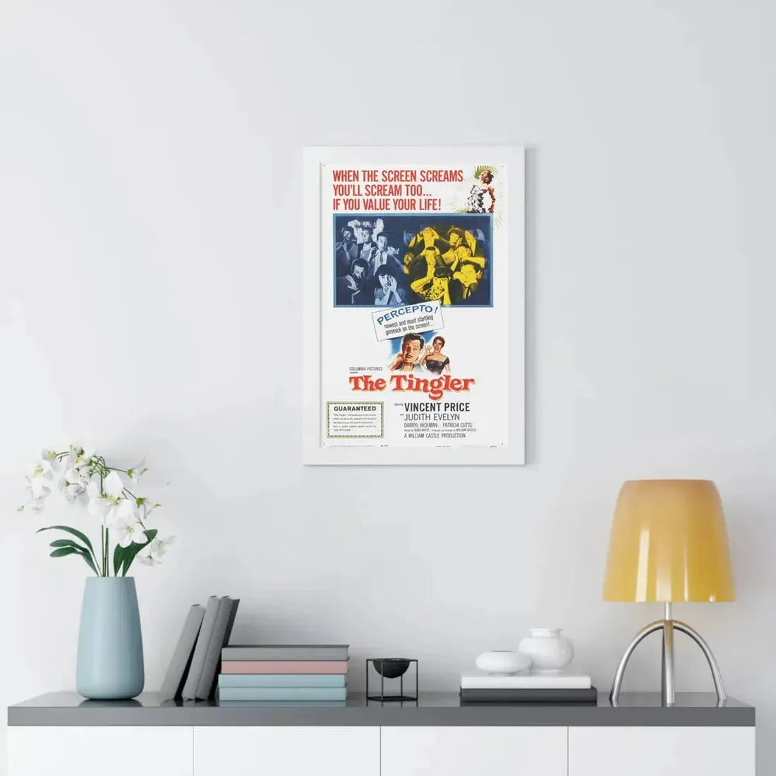 THE TINGLER 1959 - Framed Movie Poster - The Sticker Space