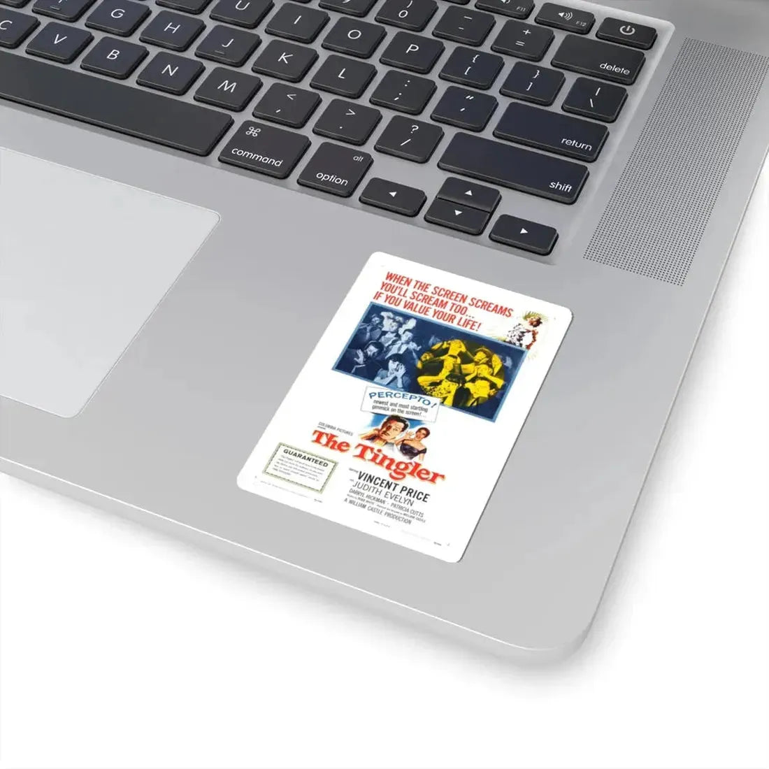 THE TINGLER 1959 Movie Poster - STICKER Vinyl Kiss-Cut Decal - The Sticker Space