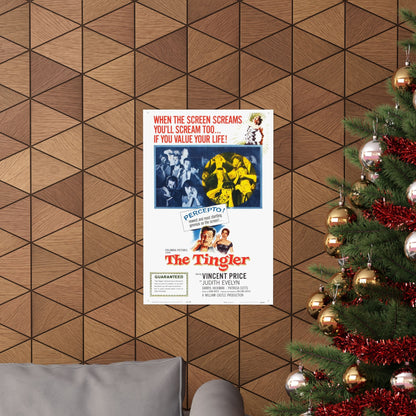 THE TINGLER 1959 - Paper Movie Poster-The Sticker Space