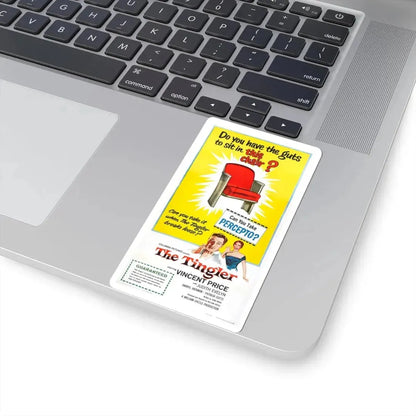 THE TINGLER (2) 1959 Movie Poster - STICKER Vinyl Kiss-Cut Decal - The Sticker Space