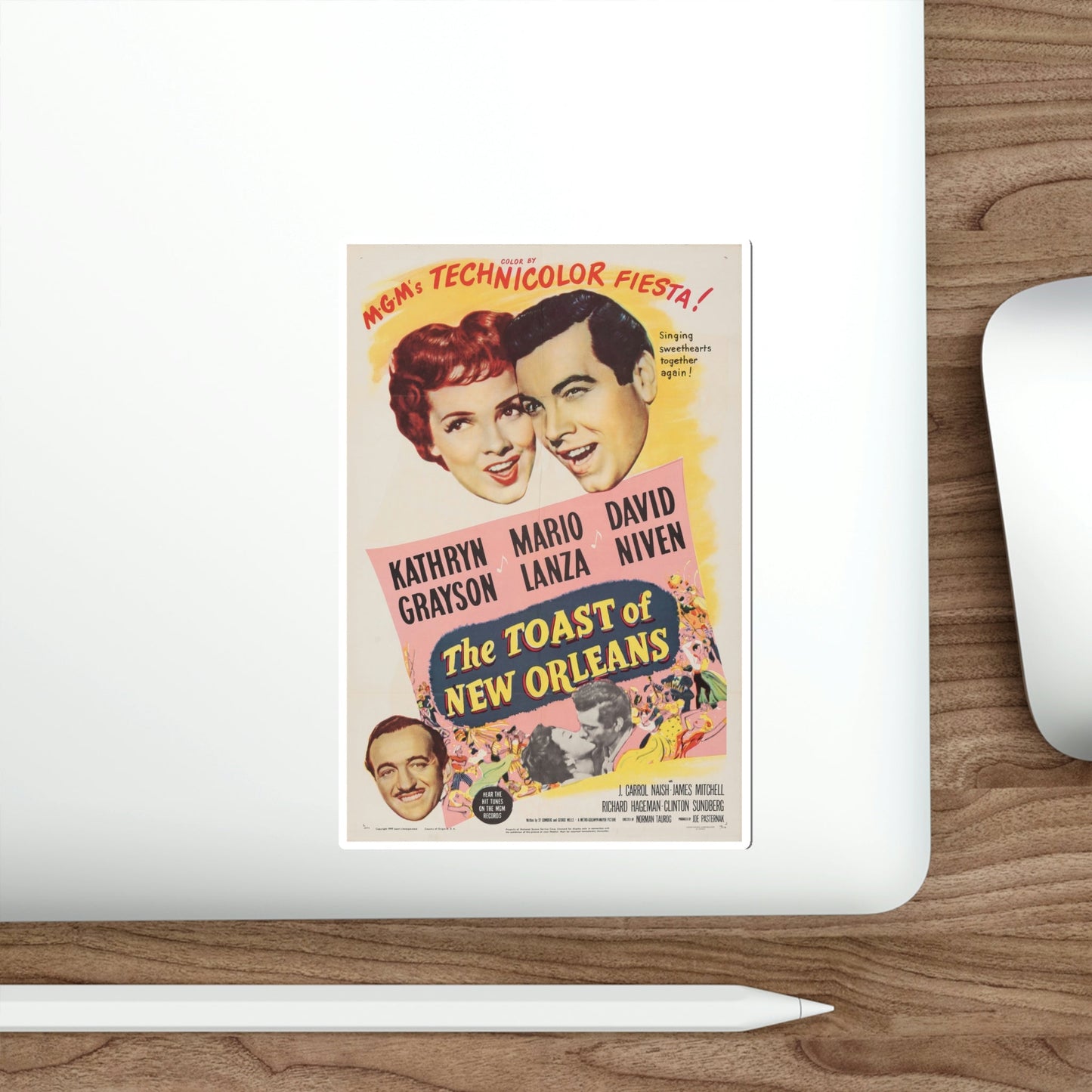 The Toast of New Orleans 1950 Movie Poster STICKER Vinyl Die-Cut Decal-The Sticker Space