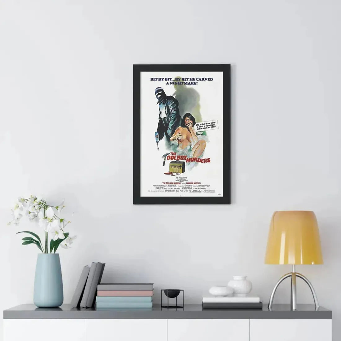 THE TOOLBOX MURDERS 1978 - Framed Movie Poster - The Sticker Space