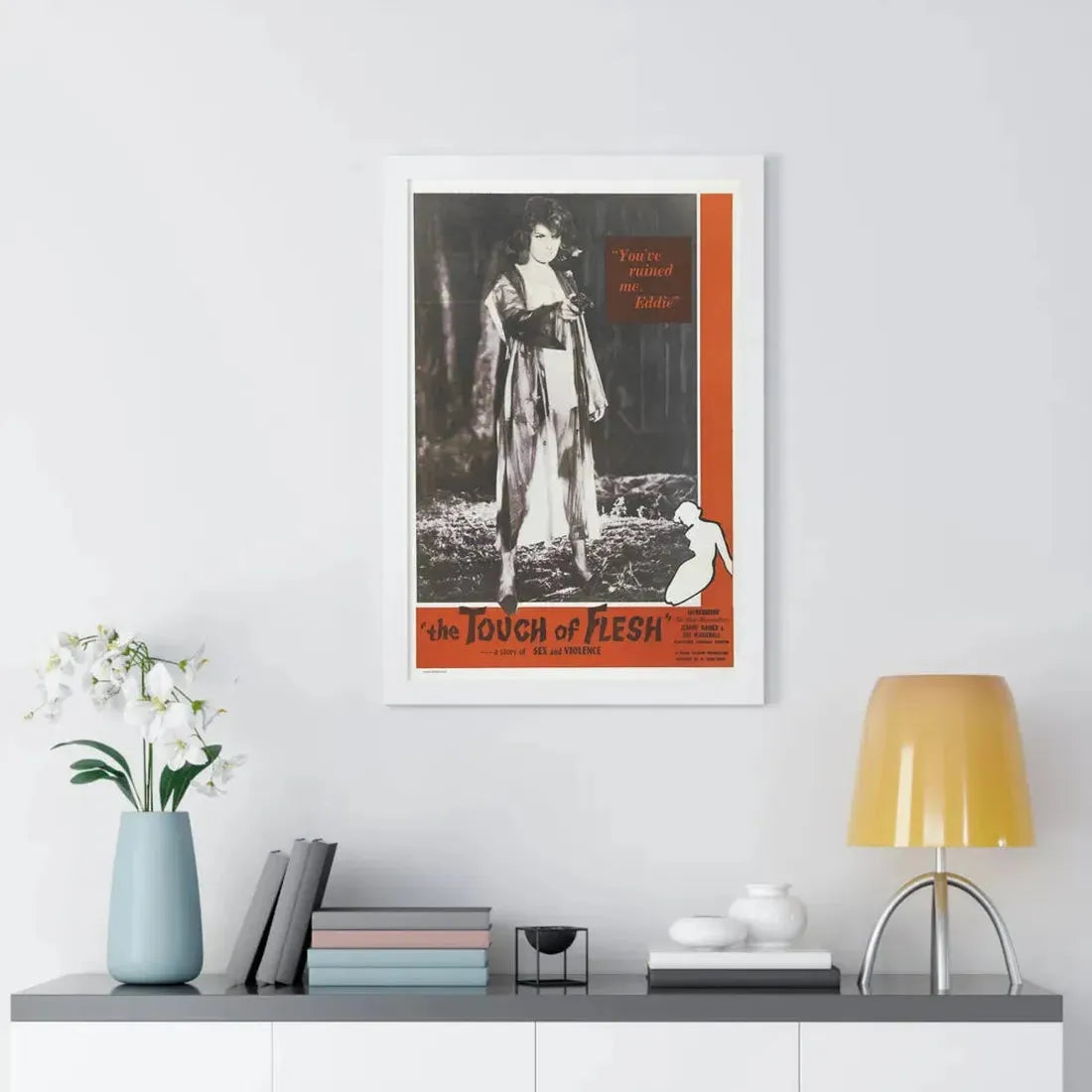 THE TOUCH OF FLESH 1960 - Framed Movie Poster - The Sticker Space