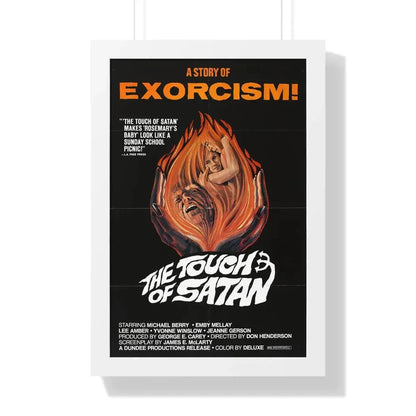 THE TOUCH OF SATAN 1971 - Framed Movie Poster 16″ x 24″ White - The Sticker Space
