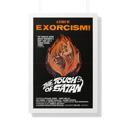 THE TOUCH OF SATAN 1971 - Framed Movie Poster 20" x 30" White - The Sticker Space