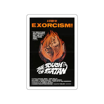 THE TOUCH OF SATAN 1971 Movie Poster STICKER Vinyl Die-Cut Decal 4 Inch - The Sticker Space