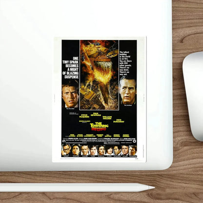 The Towering Inferno 1974 Movie Poster STICKER Vinyl Die-Cut Decal - The Sticker Space