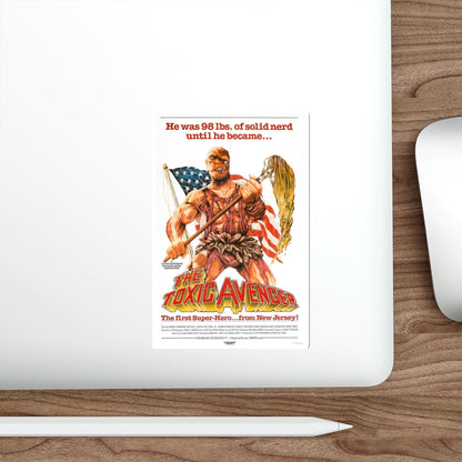 THE TOXIC AVENGER 1984 Movie Poster STICKER Vinyl Die-Cut Decal-The Sticker Space