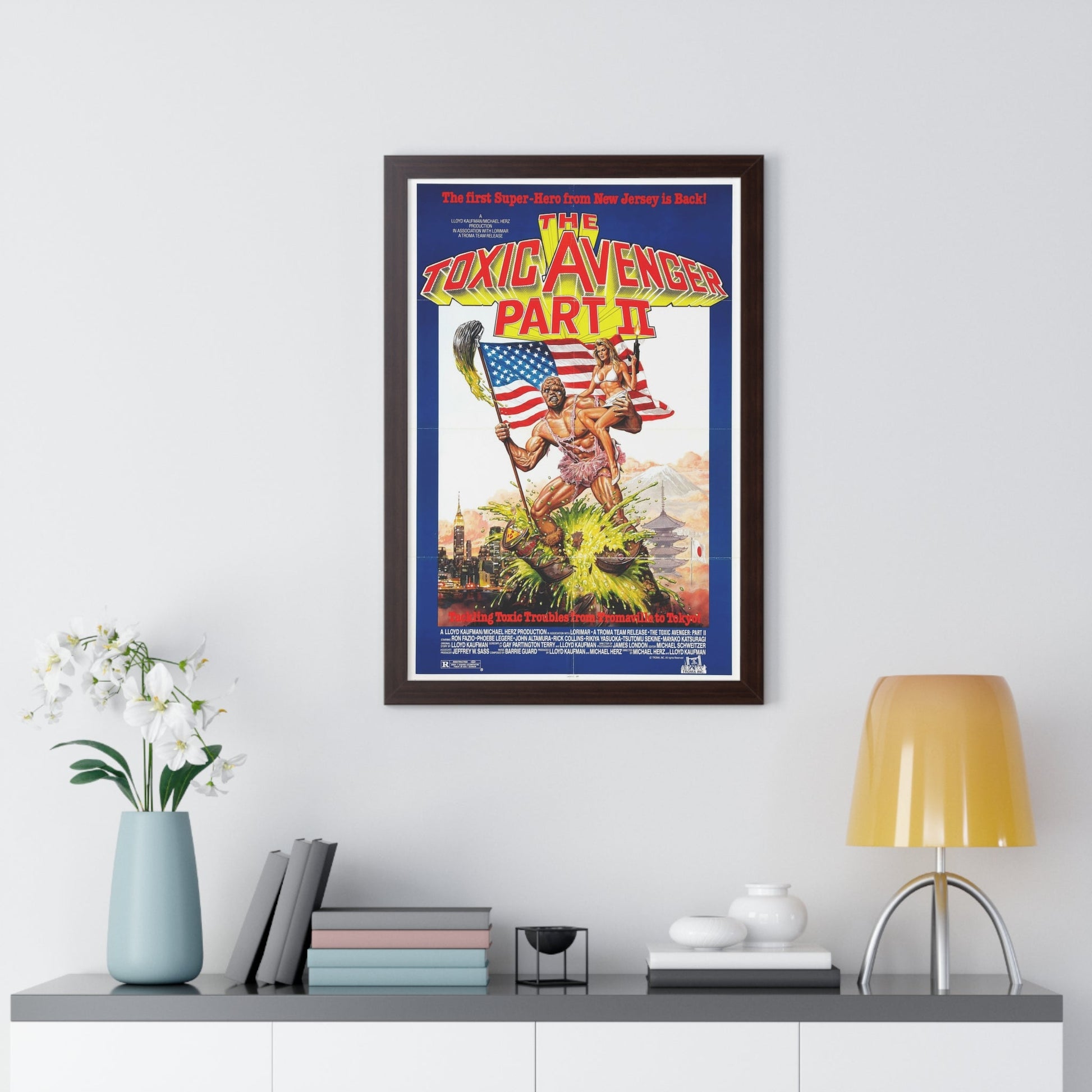 THE TOXIC AVENGER PART II 1989 - Framed Movie Poster-The Sticker Space