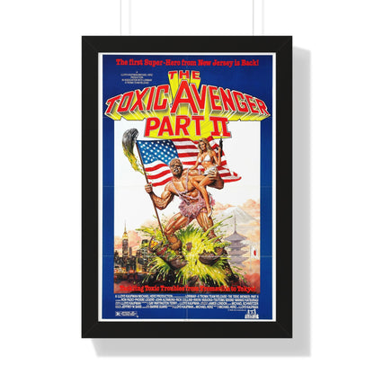 THE TOXIC AVENGER PART II 1989 - Framed Movie Poster-16″ x 24″-The Sticker Space