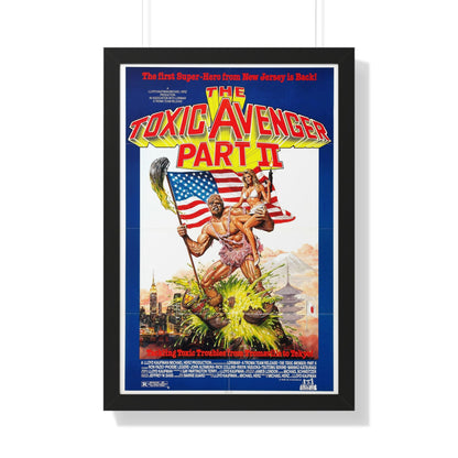 THE TOXIC AVENGER PART II 1989 - Framed Movie Poster-20" x 30"-The Sticker Space