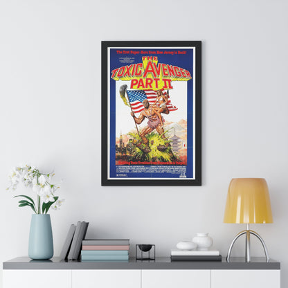 THE TOXIC AVENGER PART II 1989 - Framed Movie Poster-The Sticker Space