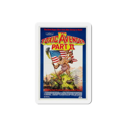 The Toxic Avenger Part II 1989 Movie Poster Refrigerator Magnet 2 Inch - The Sticker Space