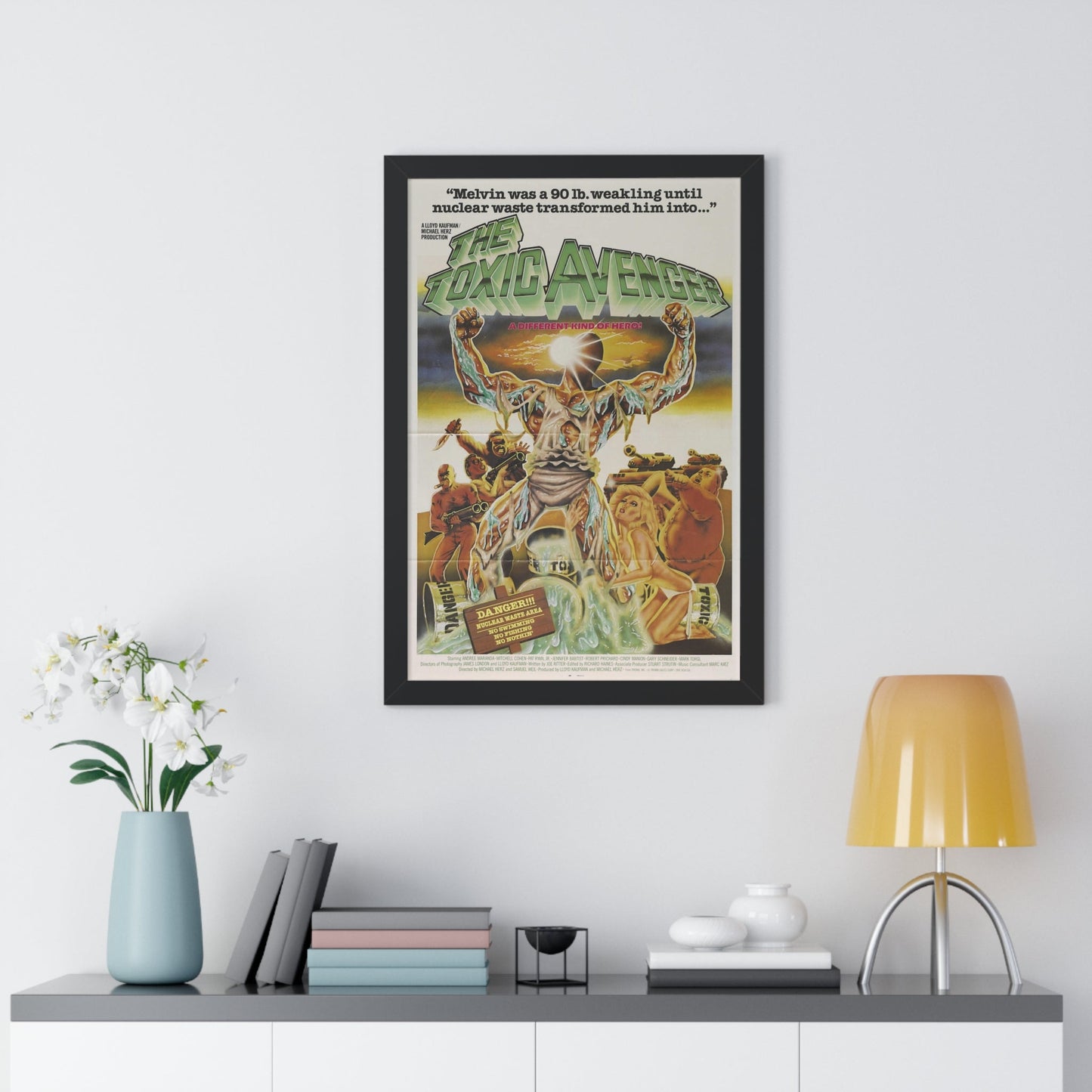 THE TOXIC AVENGER (TEASER) 1984 - Framed Movie Poster-The Sticker Space