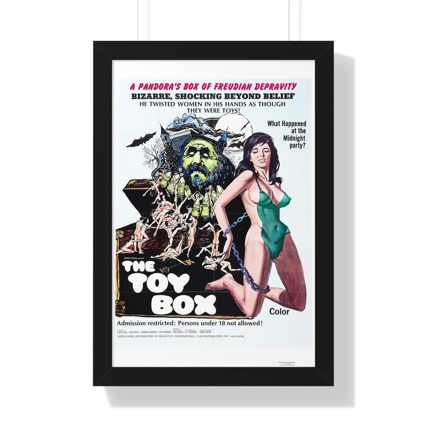 THE TOY BOX 1971 - Framed Movie Poster-16″ x 24″-The Sticker Space