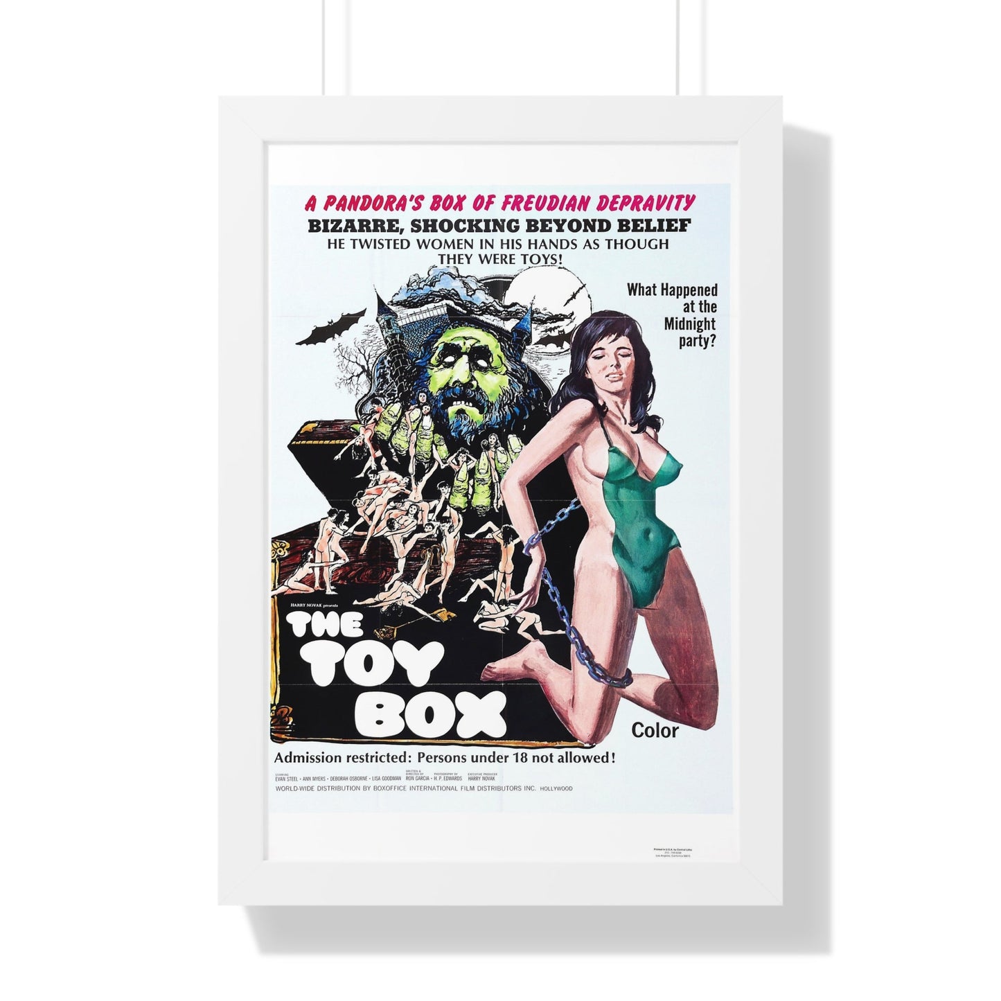 THE TOY BOX 1971 - Framed Movie Poster-16″ x 24″-The Sticker Space