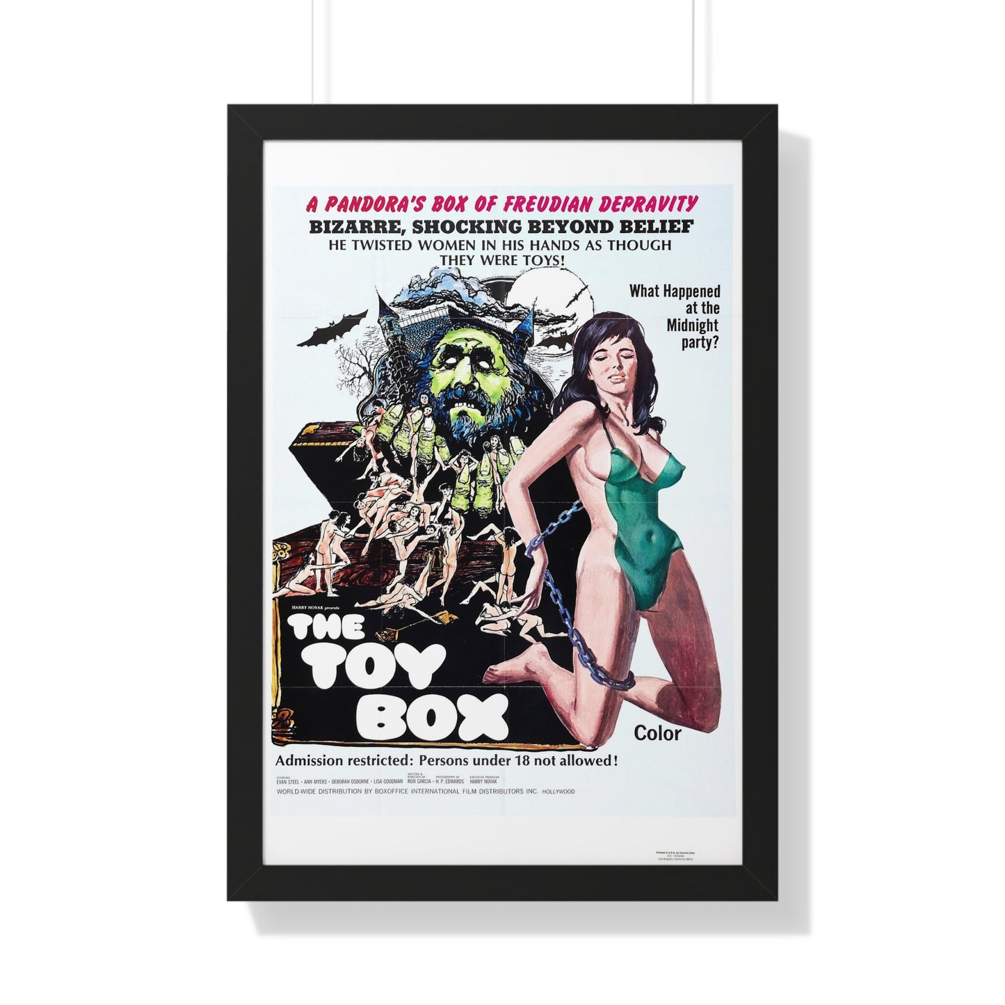 THE TOY BOX 1971 - Framed Movie Poster-20" x 30"-The Sticker Space