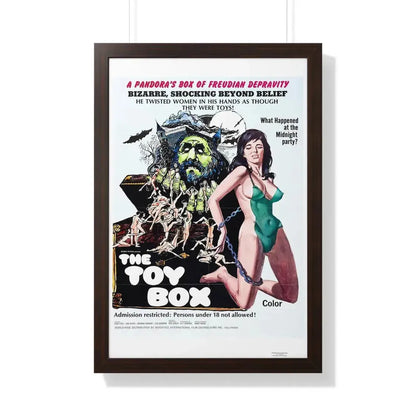 THE TOY BOX 1971 - Framed Movie Poster 20" x 30" Walnut - The Sticker Space