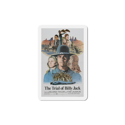 The Trial of Billy Jack 1974 Movie Poster Die-Cut Magnet-4" x 4"-The Sticker Space