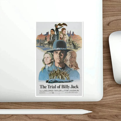The Trial of Billy Jack 1974 Movie Poster STICKER Vinyl Die-Cut Decal - The Sticker Space