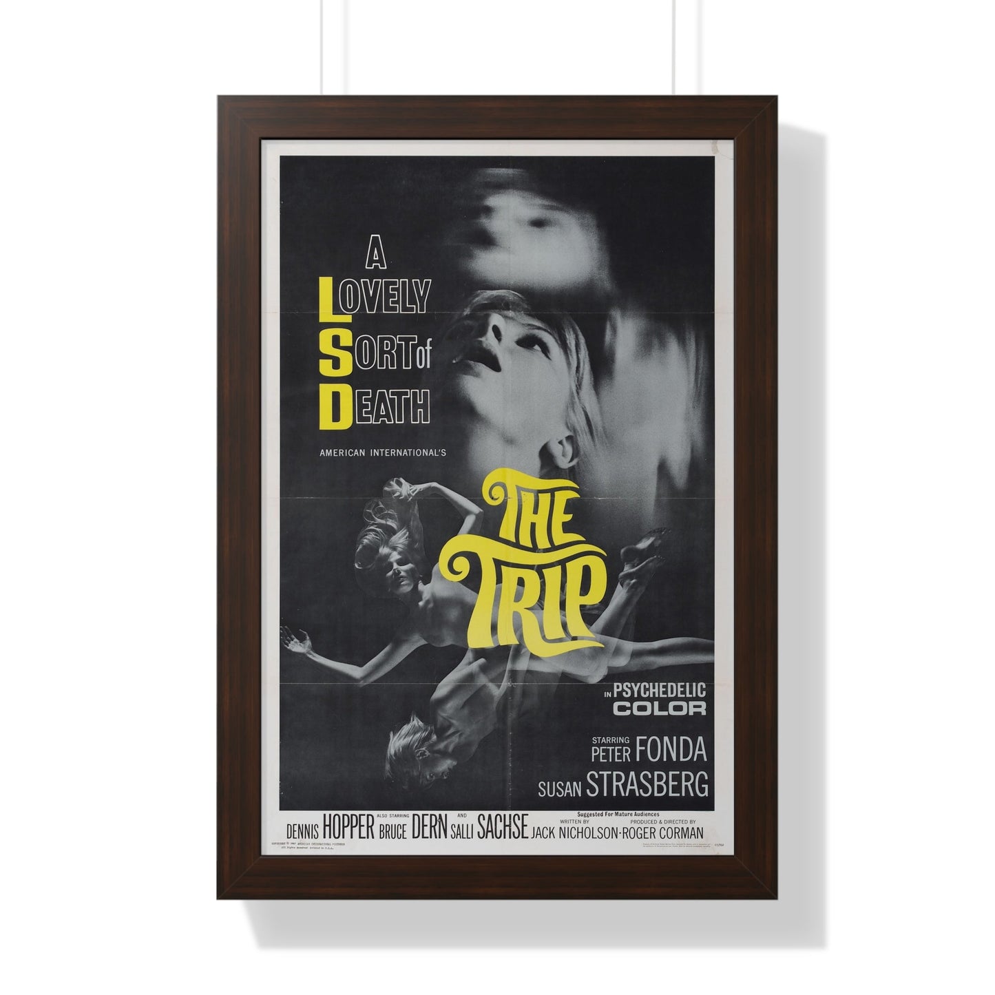 THE TRIP 1967 - Framed Movie Poster-16″ x 24″-The Sticker Space