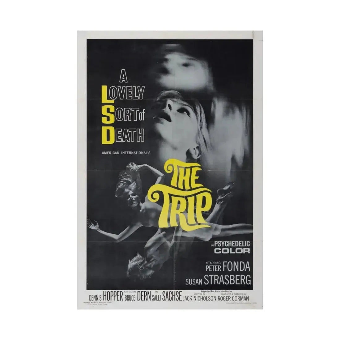 THE TRIP 1967 - Paper Movie Poster - The Sticker Space