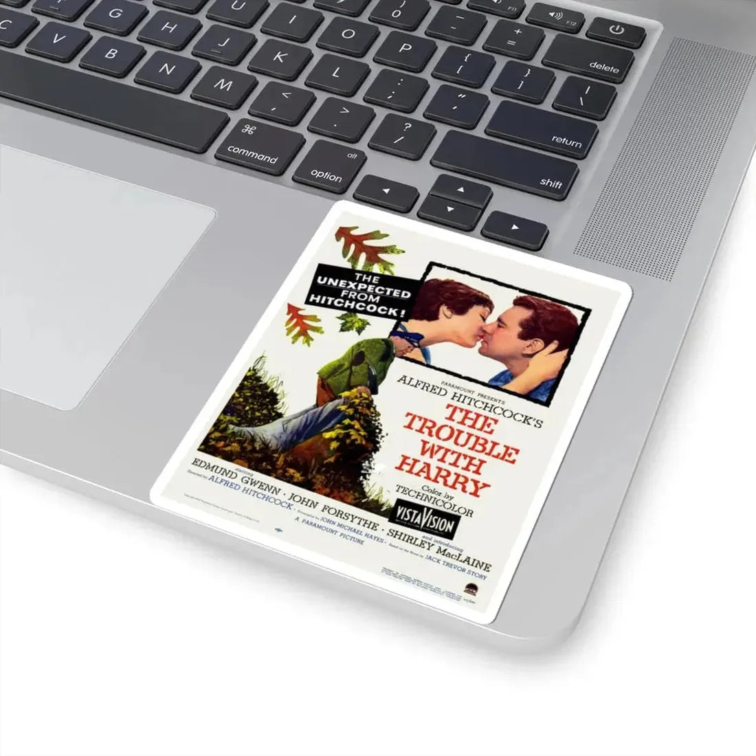 The Trouble with Harry 1955 Movie Poster - STICKER Vinyl Kiss-Cut Decal - The Sticker Space