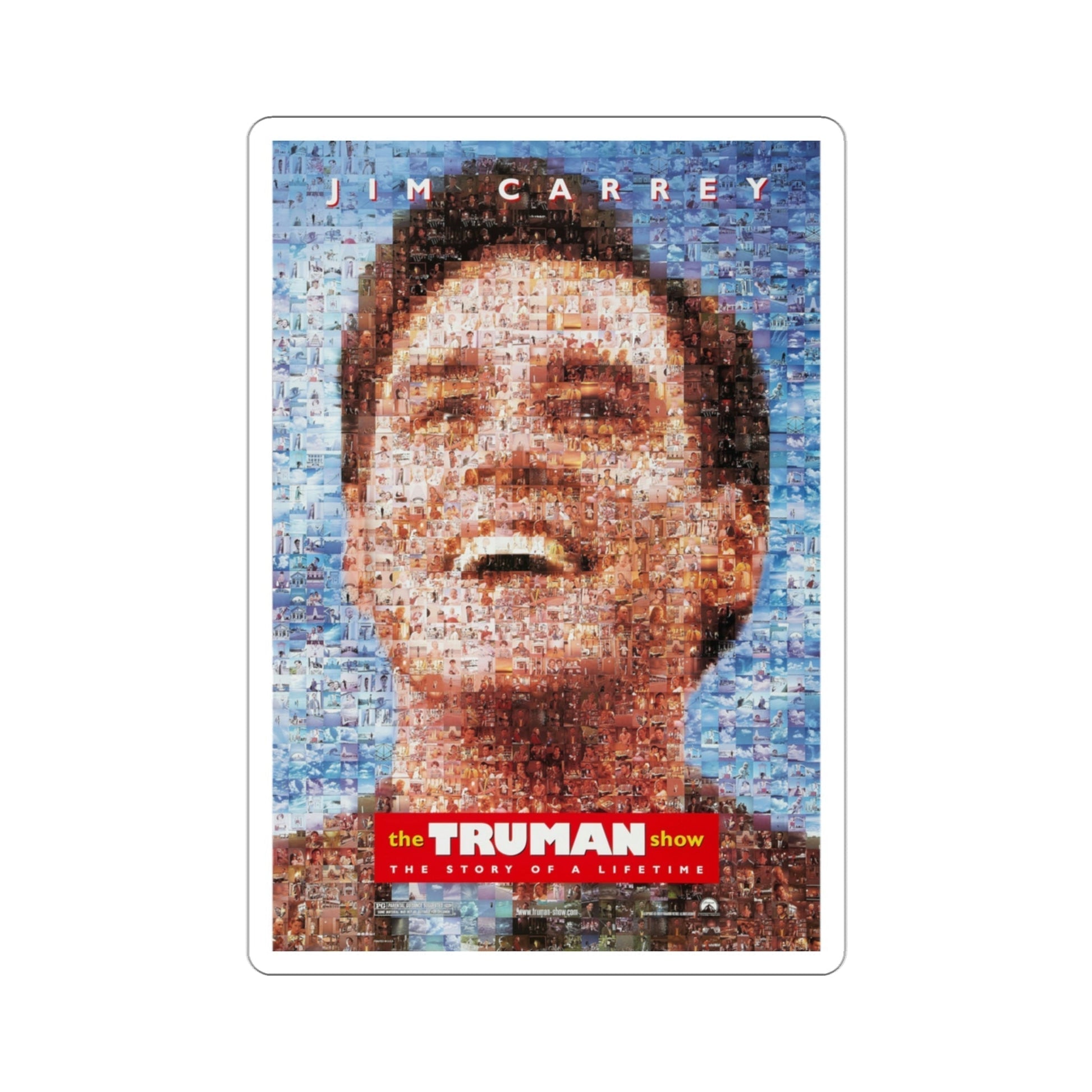 The Truman Show 1998 Movie Poster STICKER Vinyl Die-Cut Decal-3 Inch-The Sticker Space