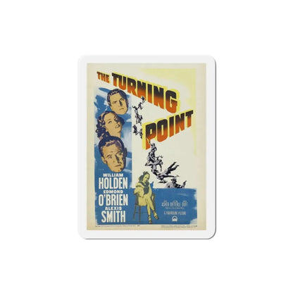 The Turning Point 1952 Movie Poster Refrigerator Magnet 3 Inch - The Sticker Space