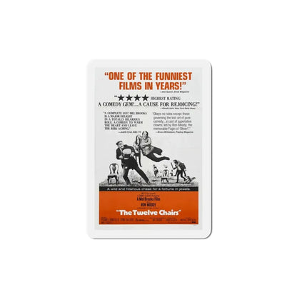 The Twelve Chairs 1970 Movie Poster Refrigerator Magnet 4 Inch - The Sticker Space