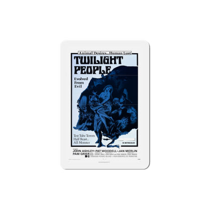 The Twilight People 1973 Movie Poster Die-Cut Magnet-3" x 3"-The Sticker Space