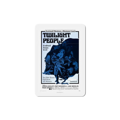 The Twilight People 1973 Movie Poster Die-Cut Magnet-4" x 4"-The Sticker Space