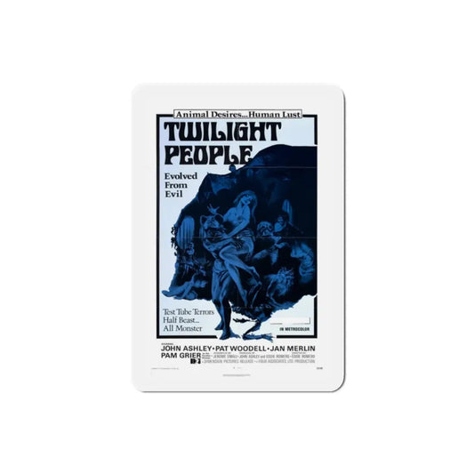 The Twilight People 1973 Movie Poster Refrigerator Magnet 2 Inch - The Sticker Space