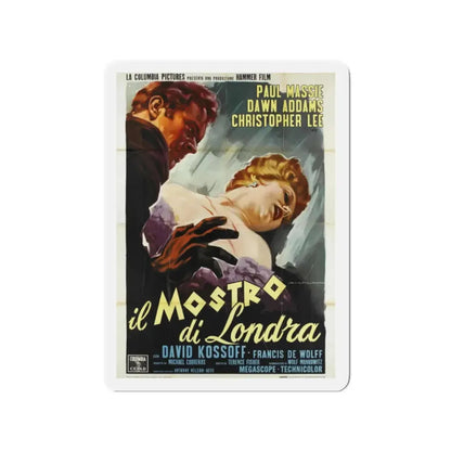 THE TWO FACES OF DR. JEKYLL 1960 Movie Poster - Refrigerator Magnet 2 Inch Die-Cut - The Sticker Space