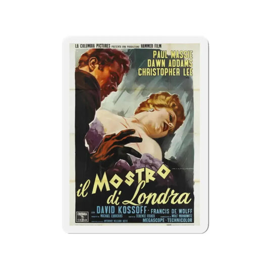 THE TWO FACES OF DR. JEKYLL 1960 Movie Poster - Refrigerator Magnet 2 Inch Die-Cut - The Sticker Space