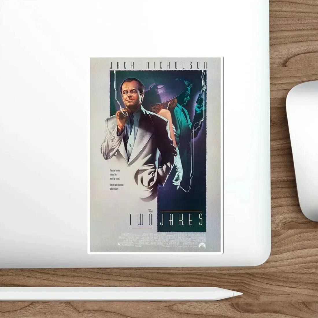 The Two Jakes 1990 Movie Poster STICKER Vinyl Die-Cut Decal - The Sticker Space