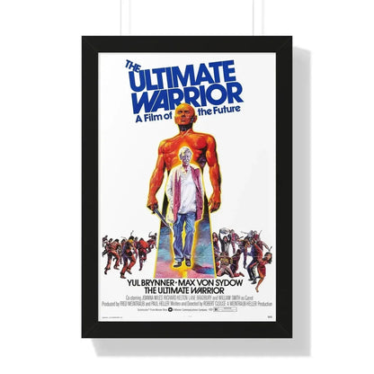 THE ULTIMATE WARRIOR 1975 - Framed Movie Poster 16″ x 24″ Black - The Sticker Space