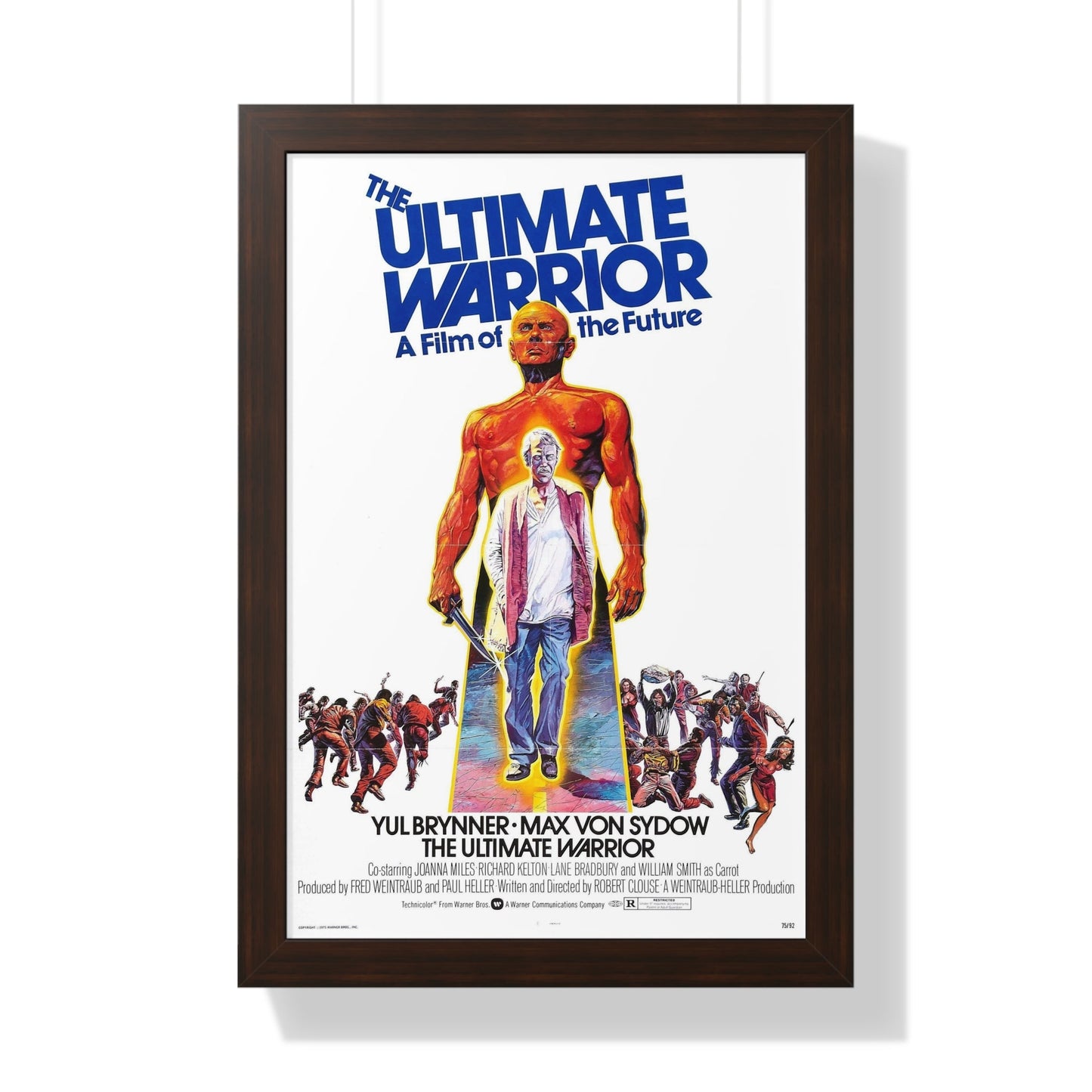 THE ULTIMATE WARRIOR 1975 - Framed Movie Poster-16″ x 24″-The Sticker Space