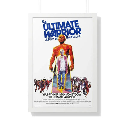 THE ULTIMATE WARRIOR 1975 - Framed Movie Poster 20" x 30" White - The Sticker Space